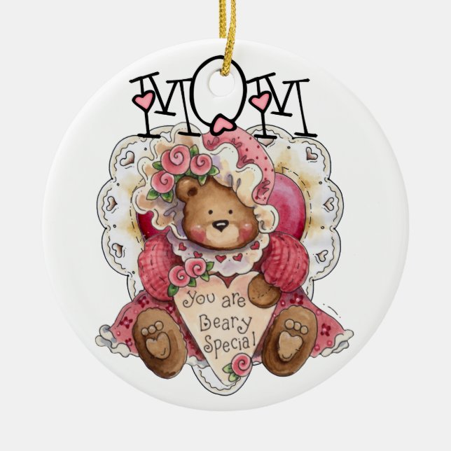 Ornamento De Cerâmica MOM - Especial de Beary - SRF (Frente)