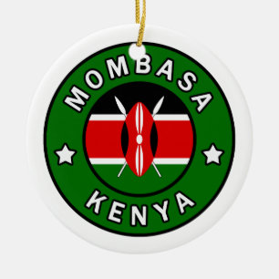 Ornamento De Cerâmica Mombasa Kenya