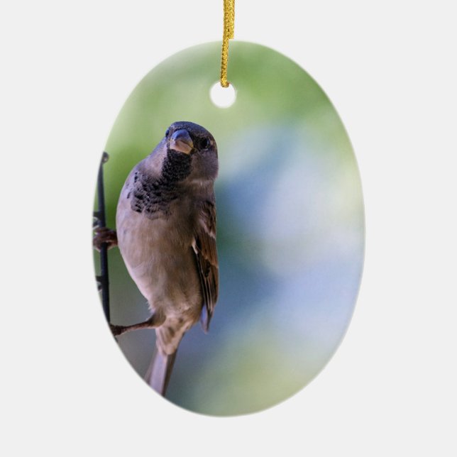 Ornamento De Cerâmica Momento de Reserva para Mim (Frente)