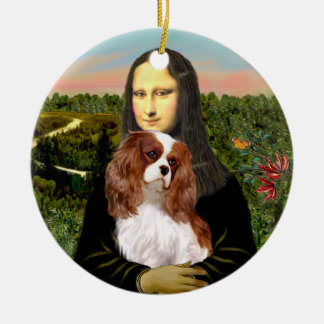 Ornamento De Cerâmica Mona Lisa - Blenheim Cavalier