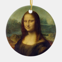 Ornamento De Cerâmica Mona Lisa - Leonardo da Vinci