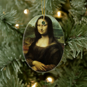 Ornamento De Cerâmica Mona Lisa por Leonardo da Vinci, Arte Renascentist