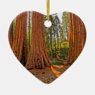 Ornamento De Cerâmica Monarca da floresta