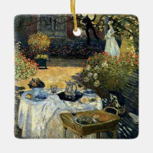Ornamento De Cerâmica Monet - O Luncheon