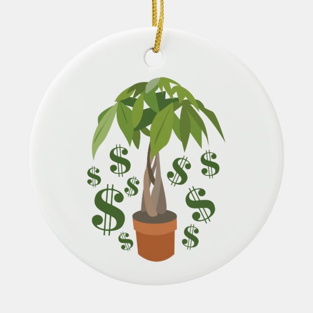 Ornamento De Cerâmica Money Tree (Frente)