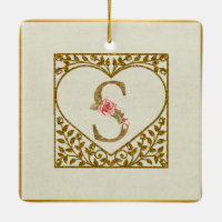 Monograma Floral Personalizado, De A a Z 
