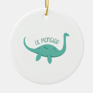 Ornamento De Cerâmica Monstro Lil