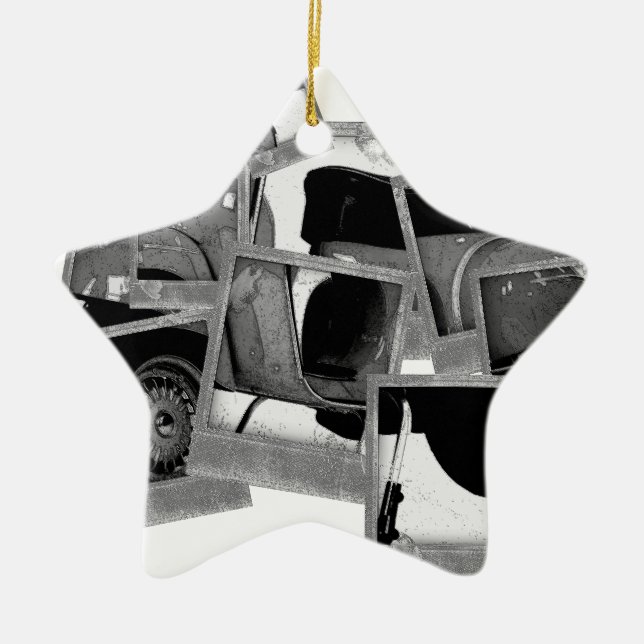 Ornamento De Cerâmica Montagem do patinete (Frente)