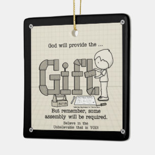 Ornamento De Cerâmica Montagem necessária