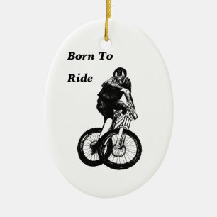 Ornamento De Cerâmica Montanha Biker MTB BMX CYCLIST Cyclo cross