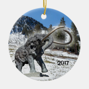 Ornamento De Cerâmica Montanha Mammoth, CA