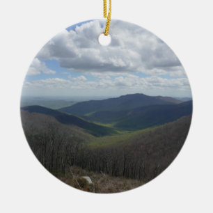 Ornamento De Cerâmica Montanhas Appalachian em Primavera