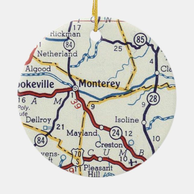 Ornamento De Cerâmica Monterey TN (Traseira)