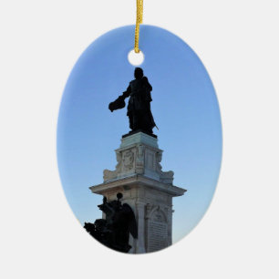 Ornamento De Cerâmica Monumento a Samuel De Champlain, Quebec, Canadá