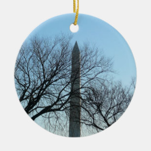 Ornamento De Cerâmica Monumento a Washington em Fotografia Viagem de inv