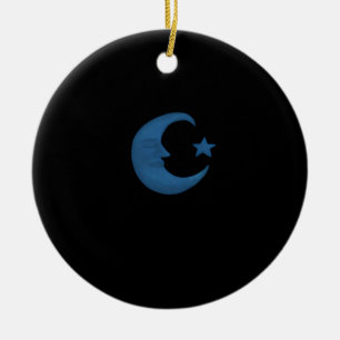 Ornamento De Cerâmica Moon Whimsigoth