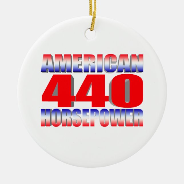 Ornamento De Cerâmica Mopar 440 Dodge (Frente)