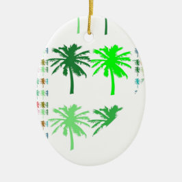 Ornamento De Cerâmica MOSTRA VERDE: LOTES das árvores de presentes