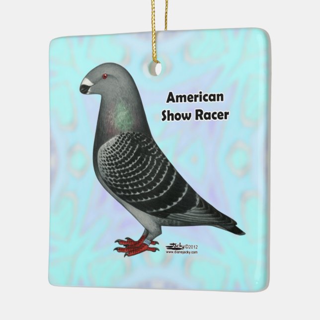 Ornamento De Cerâmica Mostrar ASR do Racer (Esquerda)