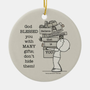 Ornamento De Cerâmica Mostre seus presentes