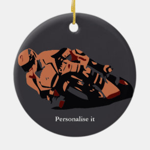 Ornamento De Cerâmica Moto