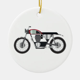Ornamento De Cerâmica Motocicleta