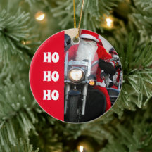 Motocicleta Santa Claus Ho Ho Ho