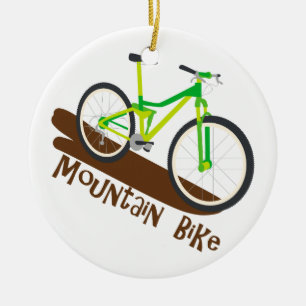 Ornamento De Cerâmica Mountain bike