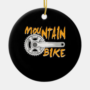 Ornamento De Cerâmica Mountain Bike Art