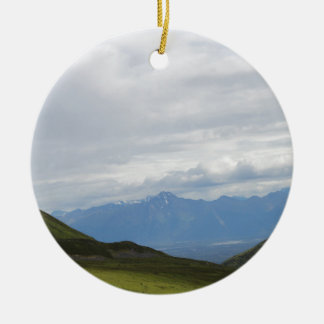 Ornamento De Cerâmica Mountain View Alaska da passagem de Hatchers