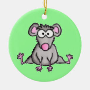 Ornamento De Cerâmica Mouse flexível