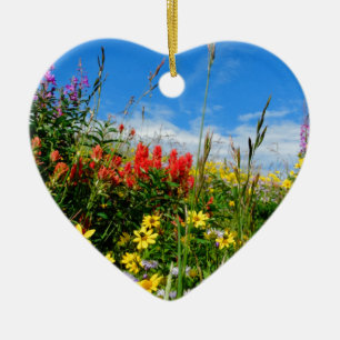 Ornamento De Cerâmica Mt. Wildflower