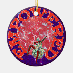 Ornamento De Cerâmica Mulher autorizada