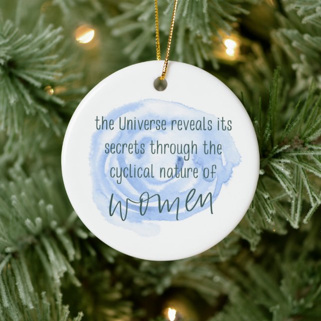 Ornamento De Cerâmica Mulher Cíclica (Árvore)