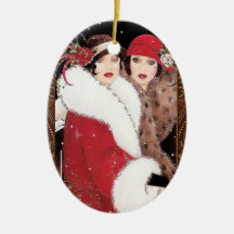 Mulheres 1920 de inverno em Casacos