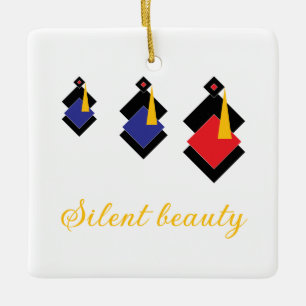 Ornamento De Cerâmica Mulheres Geométricas Abstratas Modernas Minimalist