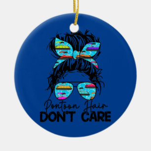 Ornamento De Cerâmica Mulheres Pontoon Hair Não se importam com o Pontoo