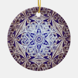 Ornamento De Cerâmica Mundo de Cristal
