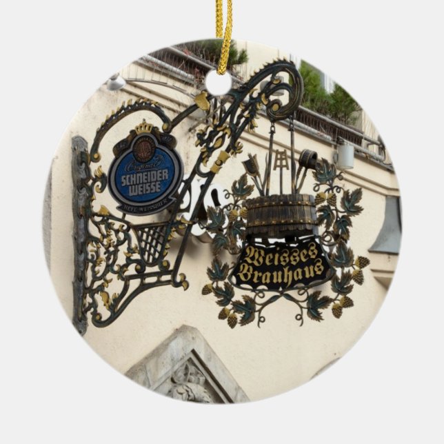 Ornamento De Cerâmica Munique, Alemanha (Frente)