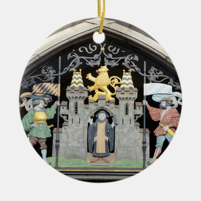 Ornamento De Cerâmica Munique, Alemanha (Frente)