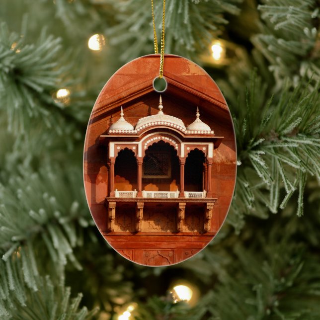 Ornamento De Cerâmica Muro do Templo da Índia (Árvore)