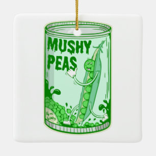 Ornamento De Cerâmica Mushy Peas