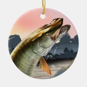 Ornamento De Cerâmica Muskie Christmas
