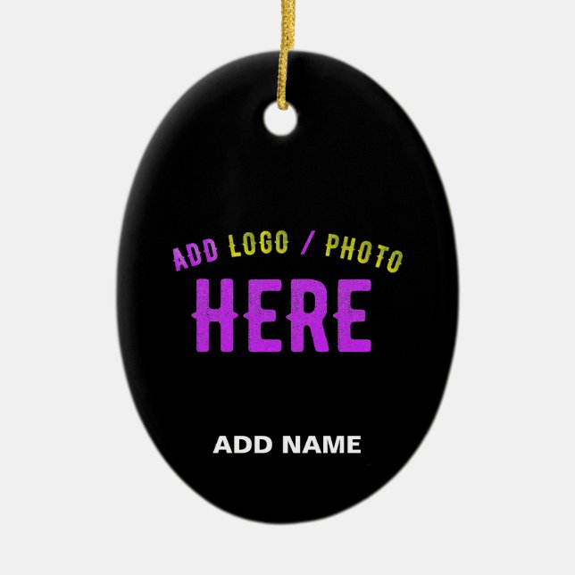 ORNAMENTO DE CERÂMICA NA MODA MODERNO PERSONALIZÁVEL NEGRO VERIFICADO CO (Frente)