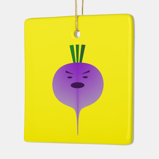 Ornamento De Cerâmica Nabo bravo por Kenneth Yoncich (Esquerda)