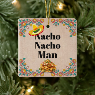 Ornamento De Cerâmica Nacho Nacho Man Cerâmica Ornament