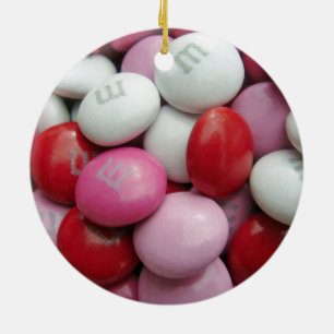 Ornamento De Cerâmica Namorados Candy