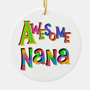 Ornamento De Cerâmica Nana T-shirts e presentes incríveis