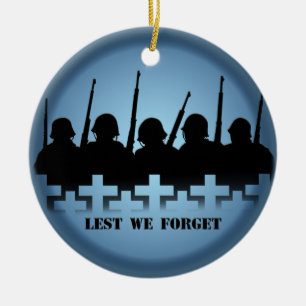 Ornamento De Cerâmica Não Esqueçamos O Presente Memorial Personalizado