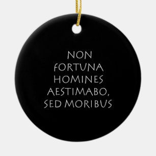 Ornamento De Cerâmica Não fortuna hominídeos aestimabo sed moribus